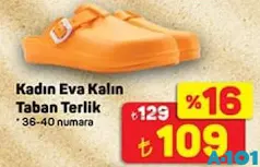 JUNO KADIN EVA KALIN TABAN TERLİK
